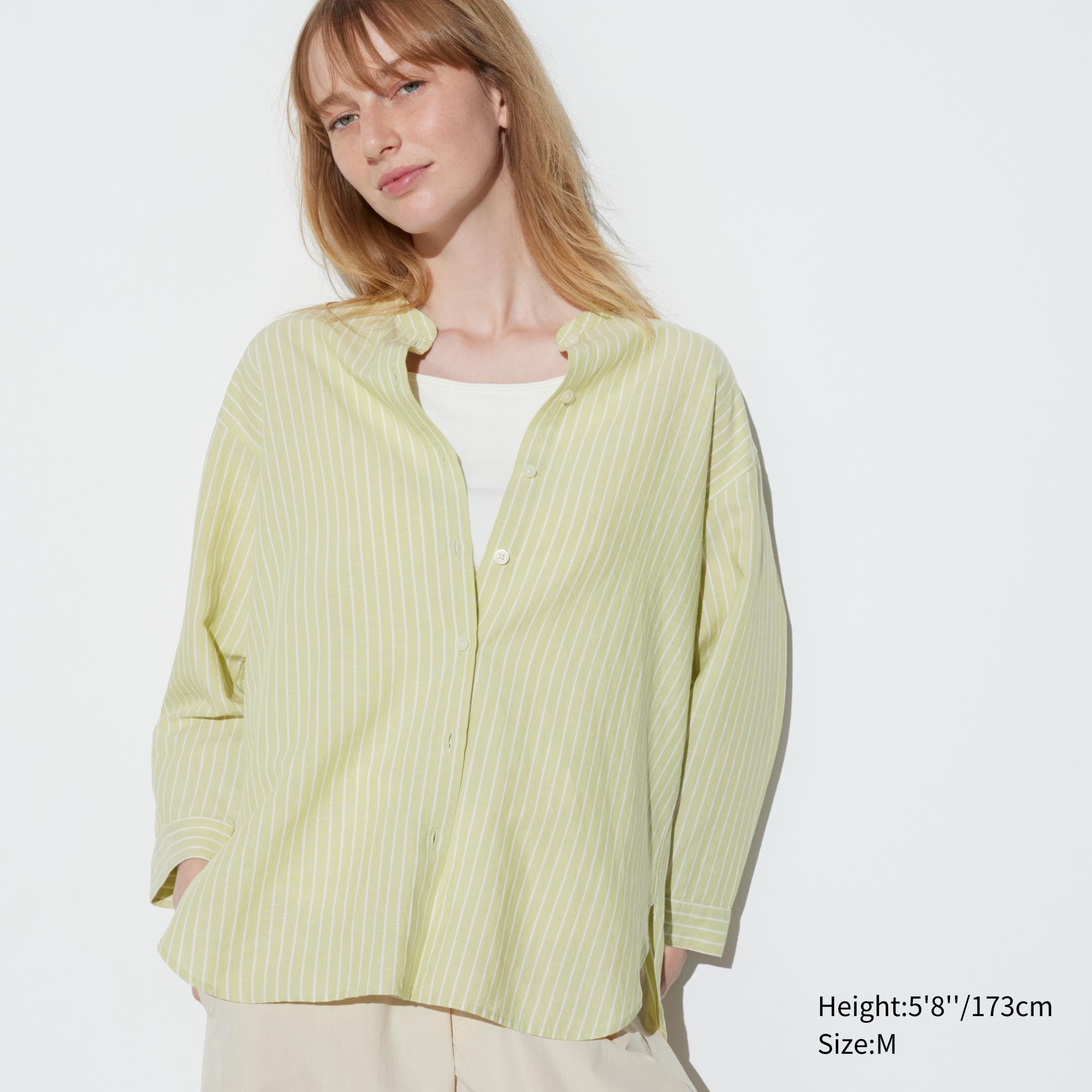 Check styling ideas for「Jersey Utility Long Sleeve Over Shirt、Linen ...