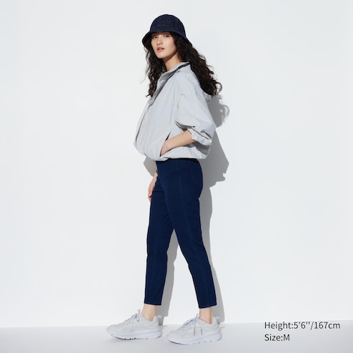 Uniqlo Ultra Stretch High Rise Cropped Legging Pants, Women's Fashion,  Bottoms, Jeans & Leggings on Carousell