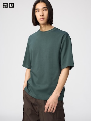 AIRism Cotton Oversized Crew Neck T-Shirt
