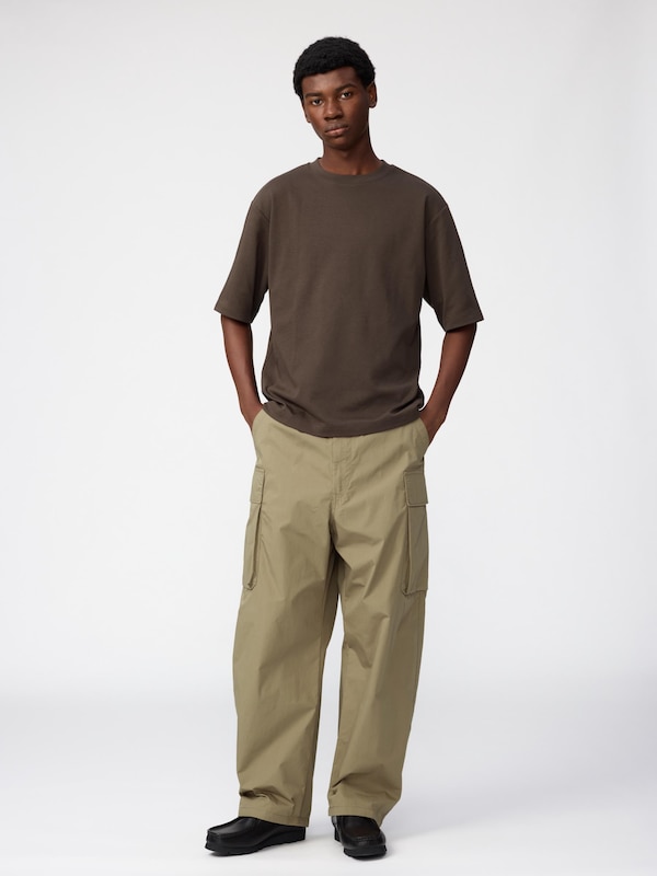 AIRism Cotton Oversized Crew Neck T-Shirt