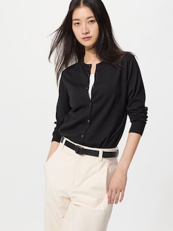 UV Protection Crew Neck Long Sleeve Cardigan