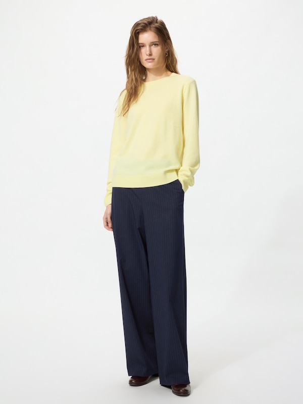Cashmere Crew Neck Long Sleeve Sweater