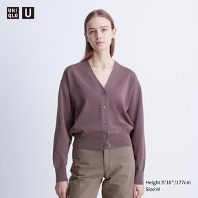 UNIQLO U V NECK SLEEVELESS CARDIGAN