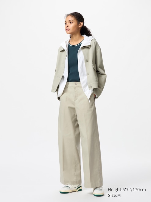 WOMEN'S WIDE CHINO PANTS UNIQLO PH