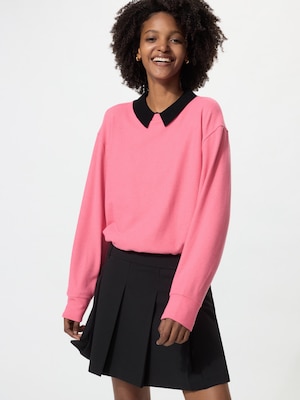 Soft Knitted Fleece Crew Neck T-Shirt