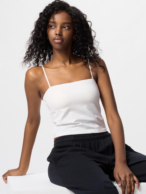 WOMEN'S AIRISM COTTON CROPPED BRA TUBE TOP UNIQLO PH