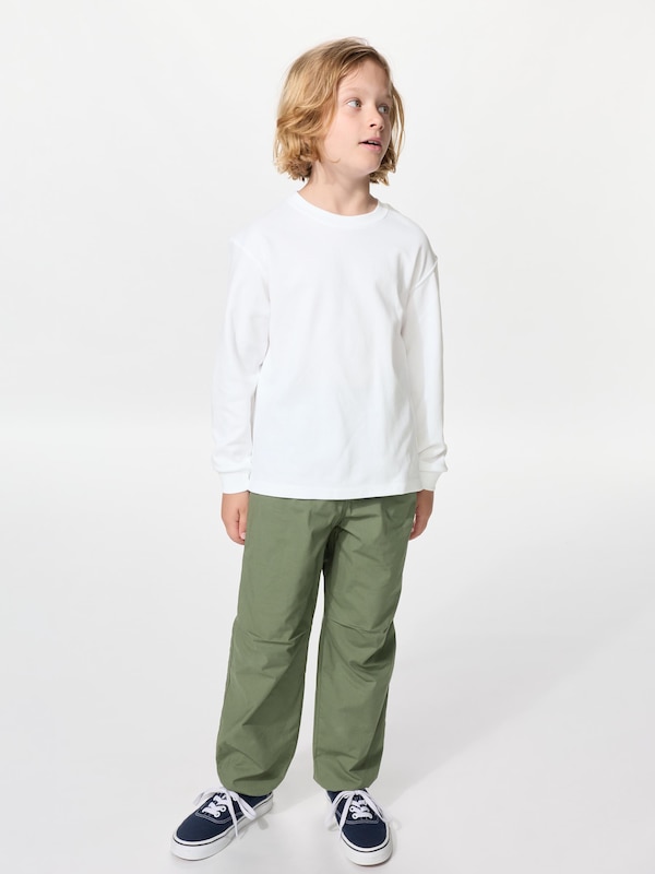 AIRism Cotton Crew Neck T-shirt | Long Sleeve