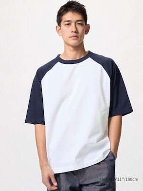 Oversized Bicolor Raglan T-Shirt