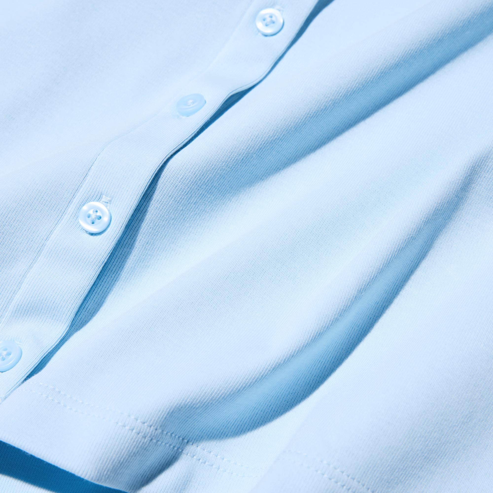Smooth cotton blend fabric.