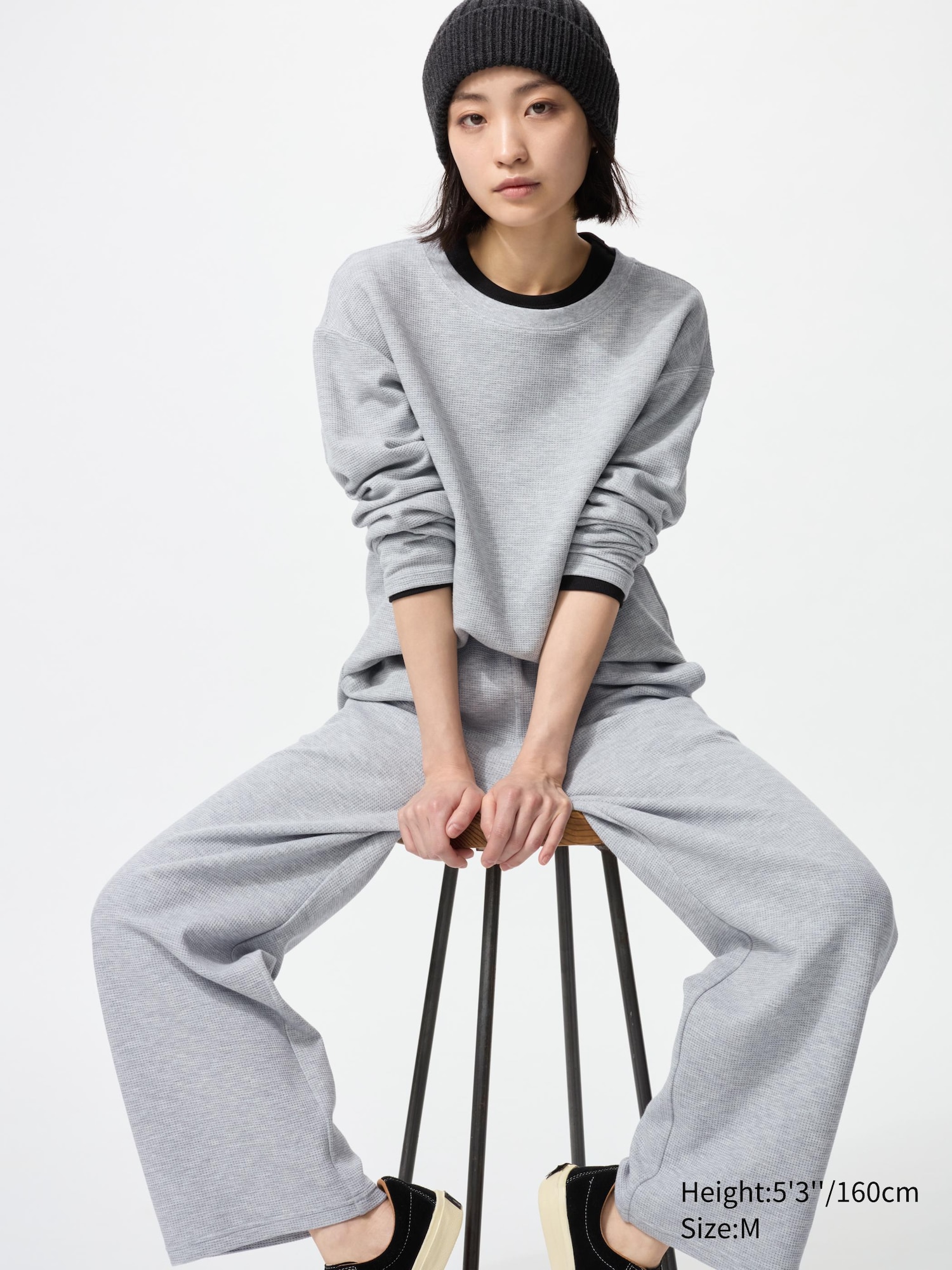 パンツ s/e/o : 25SS / SOFT WAFFLE EASY PANTS (3COLORS) THREE COLORS - Waffle Knit High Waist Lounge Pants – Aurora