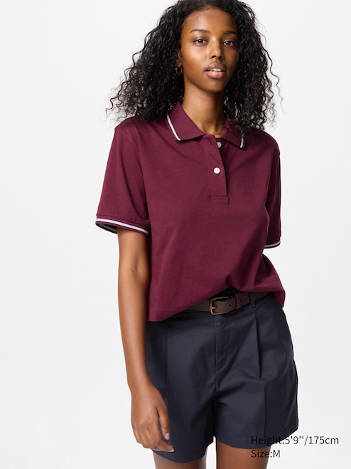 WOMEN'S CROPPED POLO SHIRT UNIQLO PH