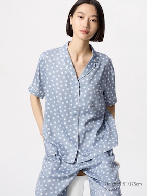Satin Short Sleeve Pajamas
