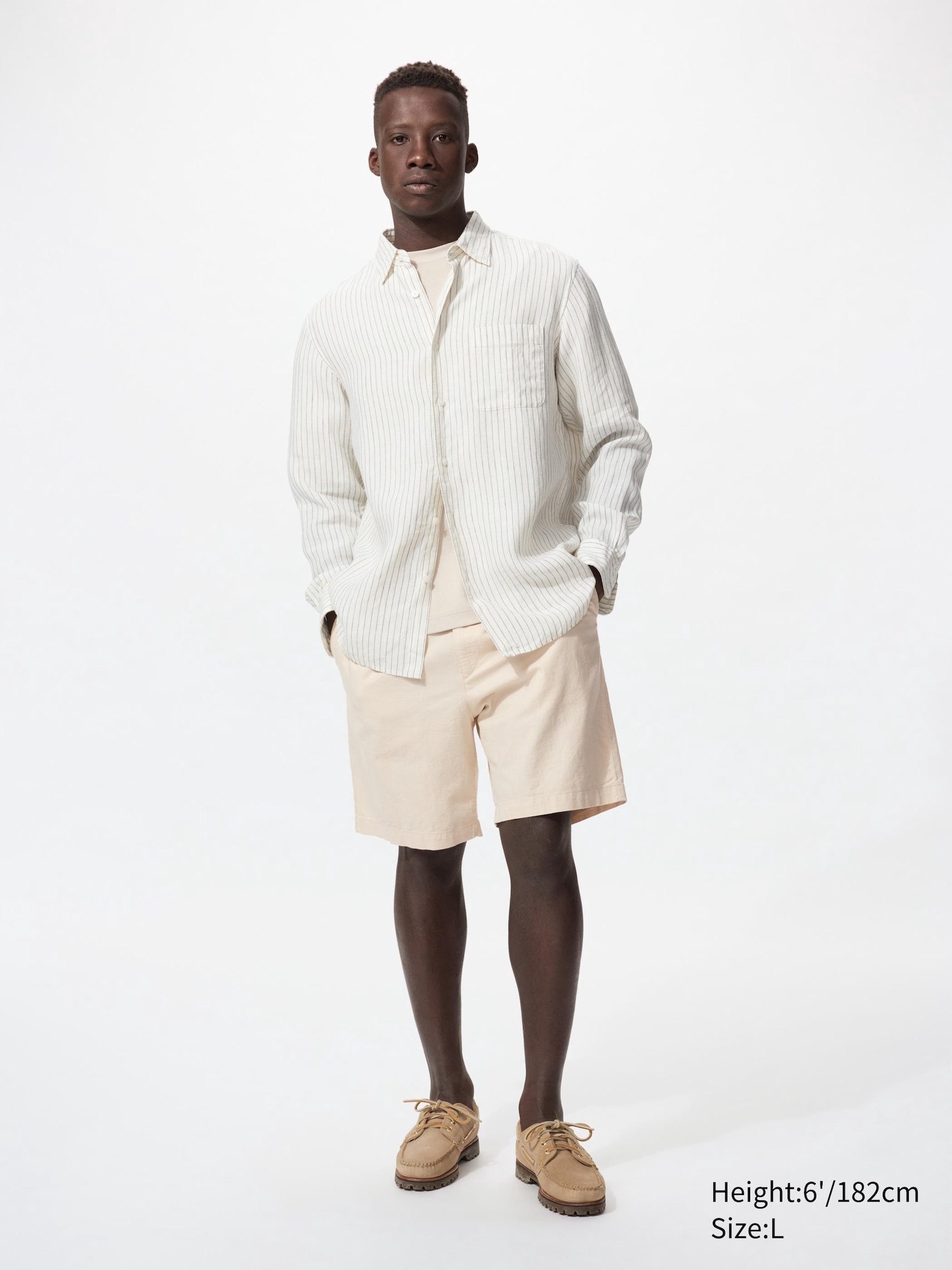 MEN'S LINEN BLEND EASY SHORTS | UNIQLO PH