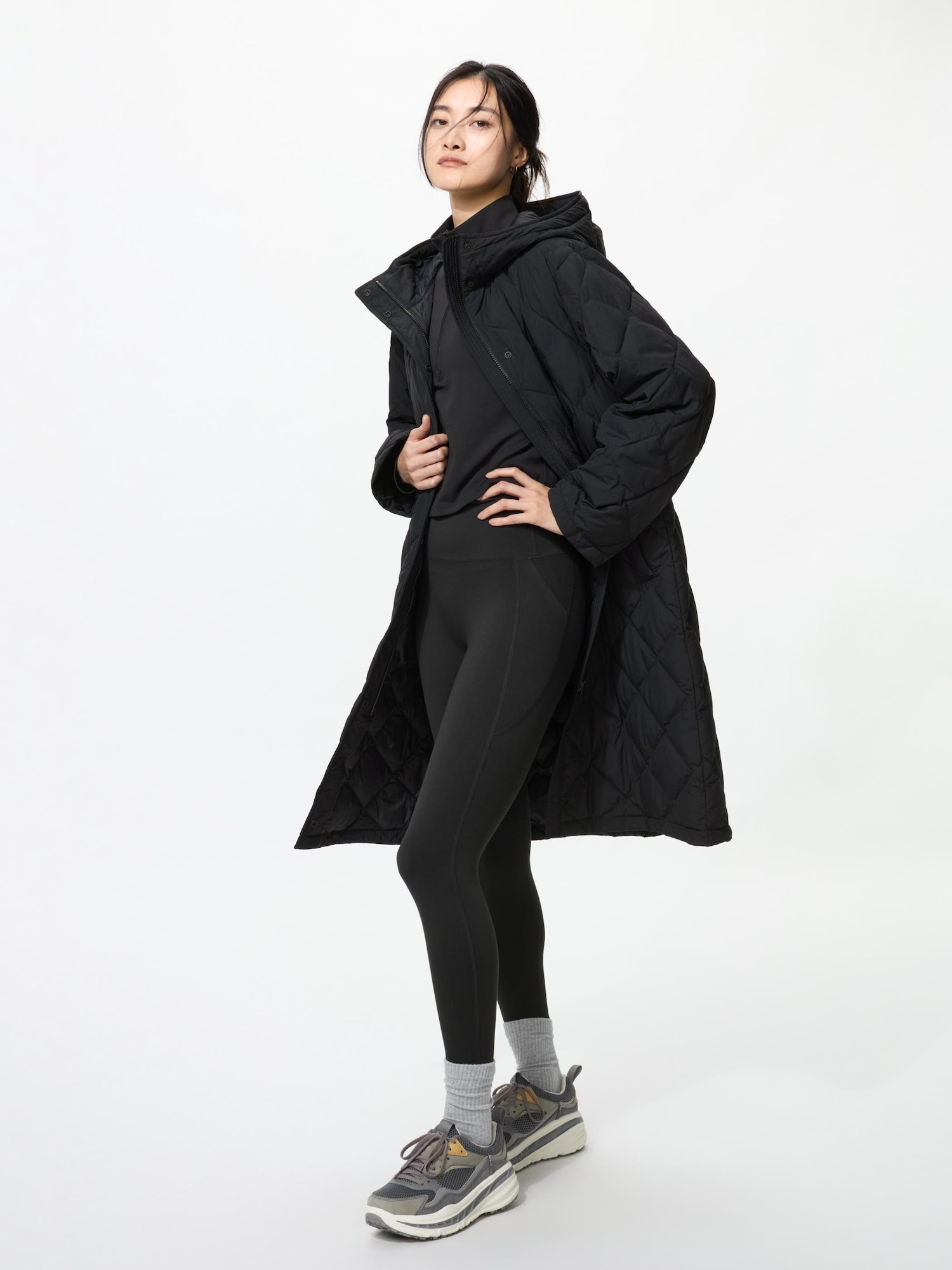 Women's PUFFTECH Long Coat | UNIQLO PH