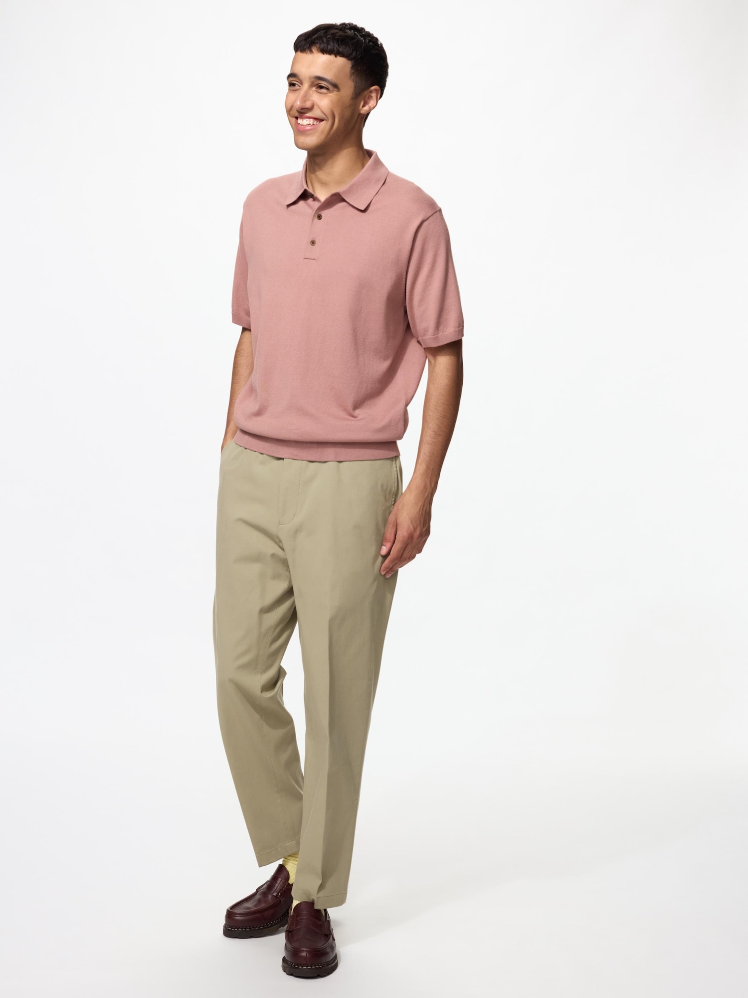 Men's Smart Ankle Pants (Cotton) | UNIQLO PH