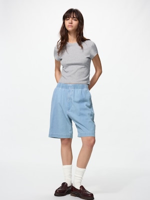 Stretch Easy Shorts Denim
