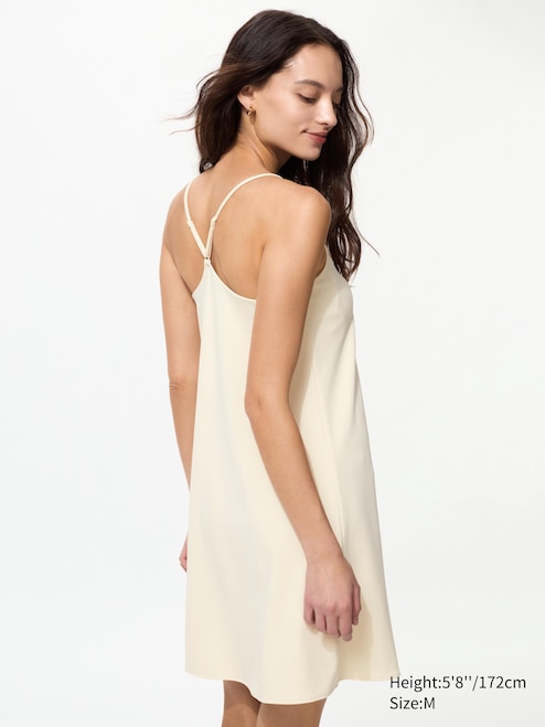 WOMEN'S CREPE JERSEY BRA MINI DRESS | UNIQLO PH
