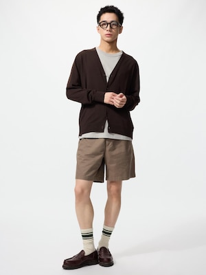 Linen Blend Easy Shorts