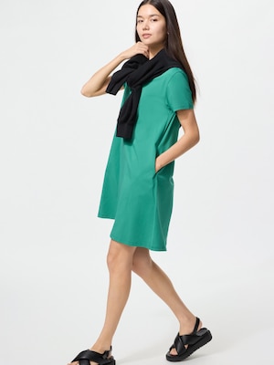AIRism Cotton Mini Dress | Short Sleeve