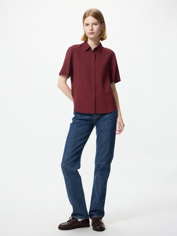 Rayon Blouse Short Sleeve
