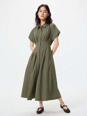 Seersucker Shirt Dress | Short Sleeve