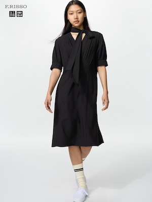 Bow Tie Dress Short Sleeve