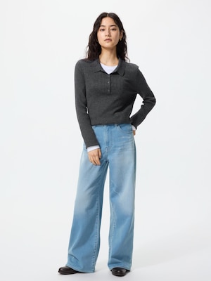 EZY Wide Straight Jeans