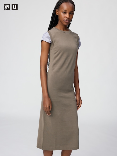 uniqlo 3d knit dress Women's 3D Knit Merino Blend Dress