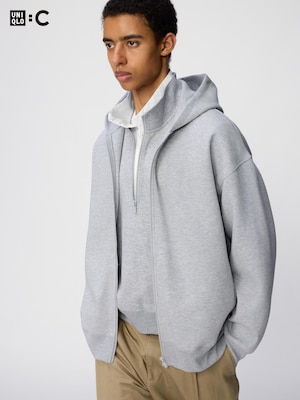 Sweat Oversized Full-Zip Hoodie