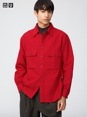 Brushed Cotton Shirt Long Sleeve