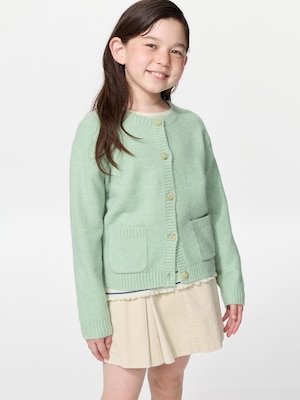 GIRLS Souffle Yarn Cardigan