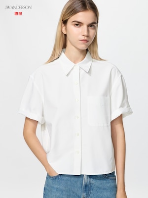 Oxford Boxy Shirt Short Sleeve
