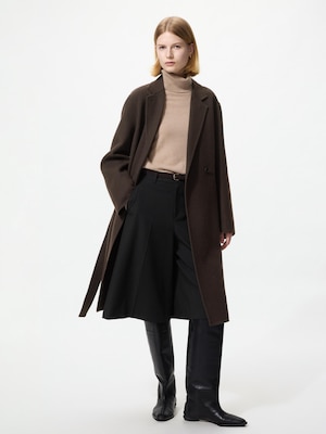 Double Face Relaxed Long Coat