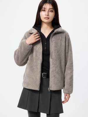 Fluffy Yarn Fleece Full-Zip Jacket