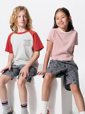 KIDS Minecraft Cotton Easy Shorts