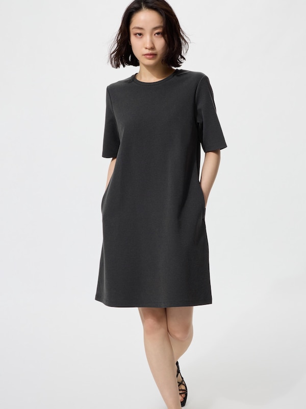 a line dress uniqlo Women's Jersey This soft and voluminous designer_5875125796 Everlane + The '90s Color:Taupe