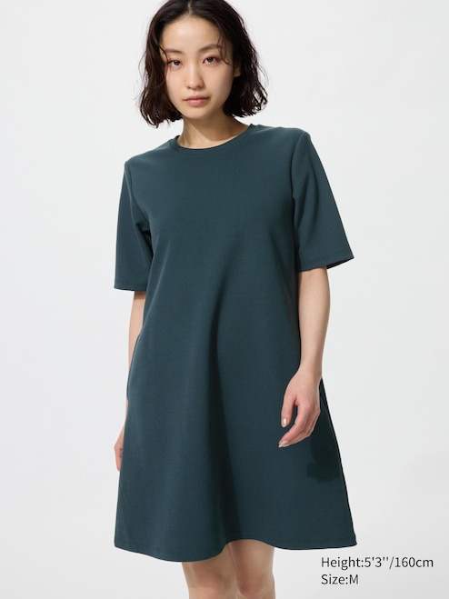 WOMEN'S JERSEY A LINE DRESS | UNIQLO PH