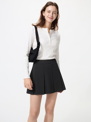 Pleated Skort
