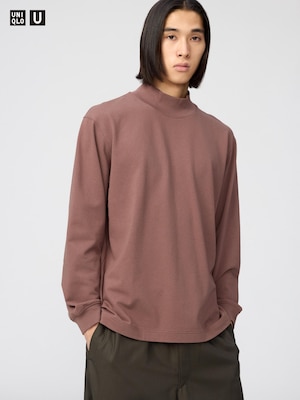 Mock Neck T-Shirt Long Sleeve