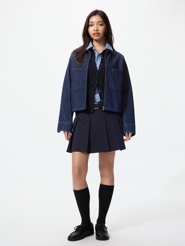Pleated Skort