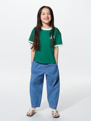 Light Denim Barrel Pants