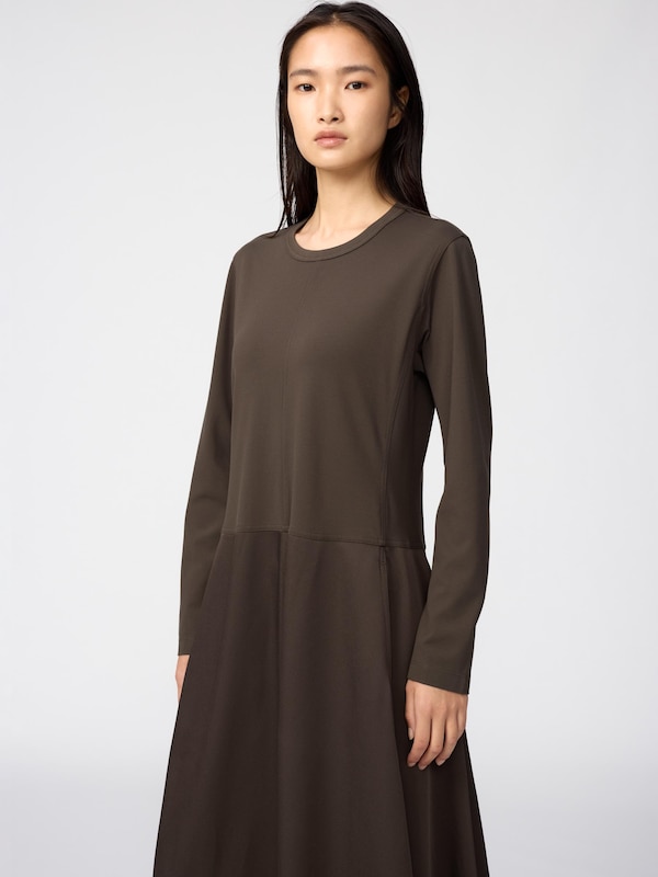 Satin Combination Dress