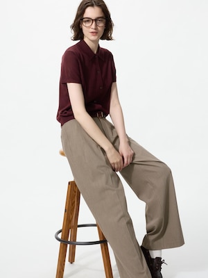 Smart Wide Straight Pants | Longer Length