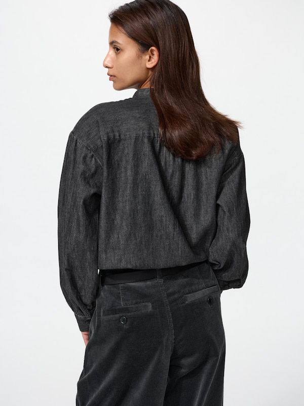 Corduroy Barrel Leg Pants