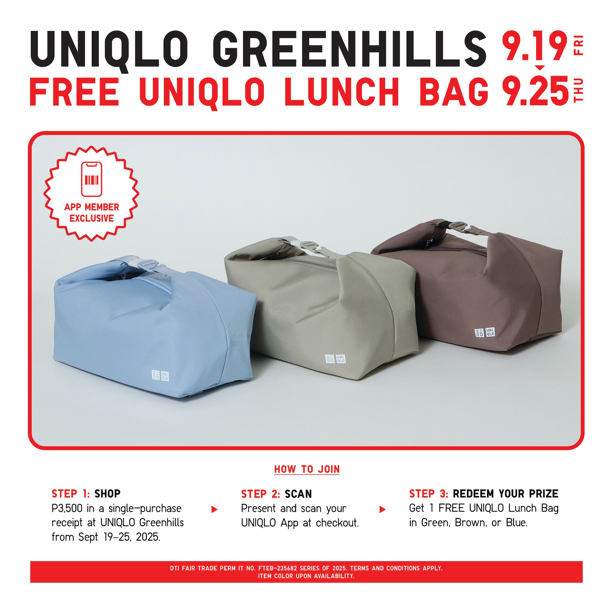 UNIQLO Greenhills Novelty Promotion