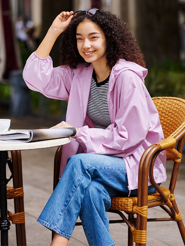 W_Pocketable UV Protection Parka (Water-repellent)