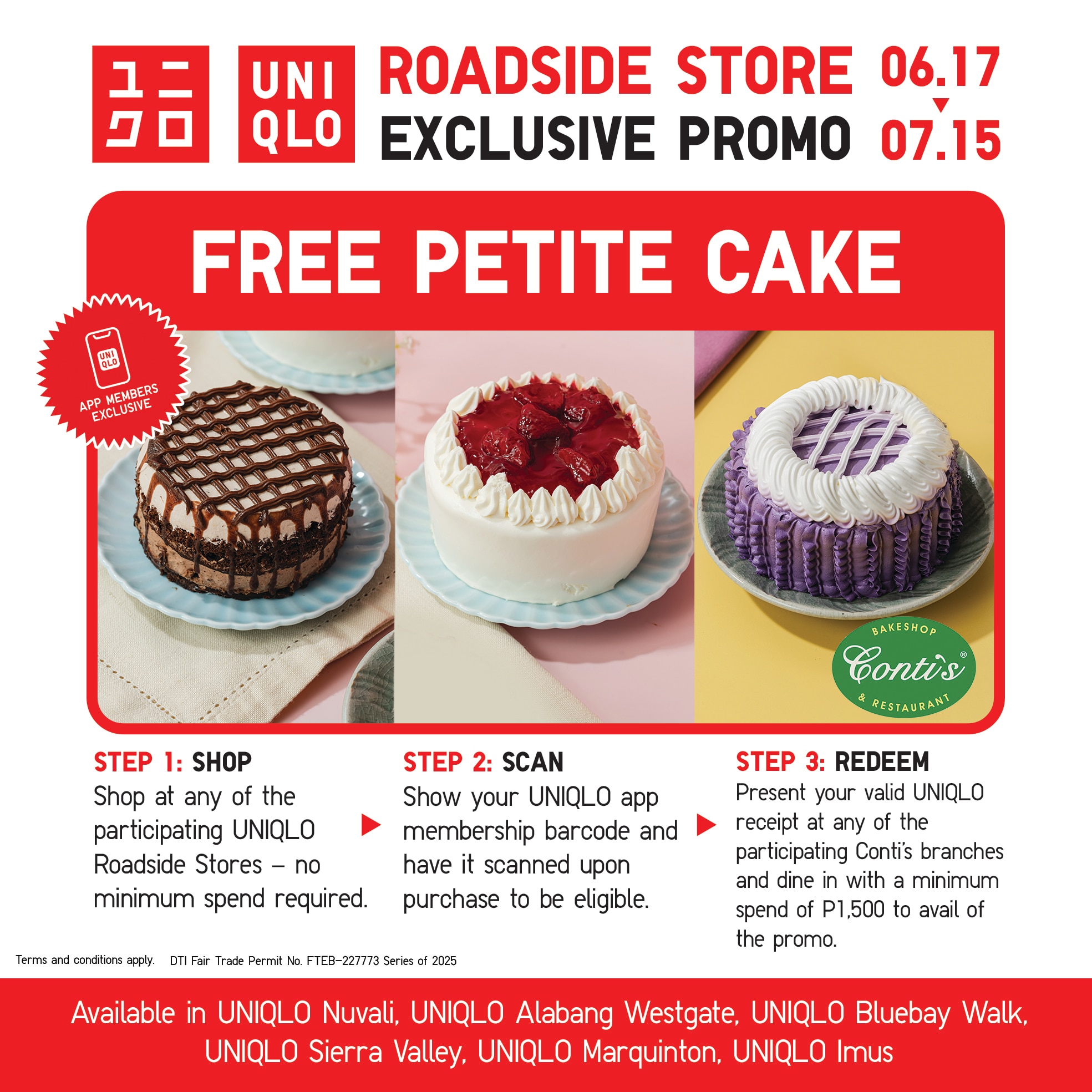 UNIQLO Roadside Store Exclusive Promo 