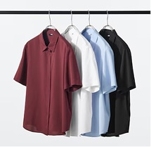Shirts on hangers