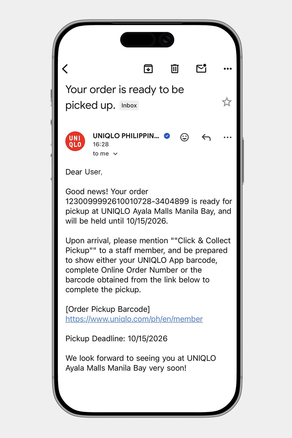 Order Pick