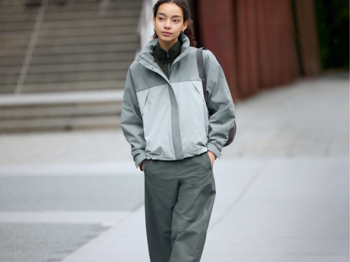 Women Pocketable UV Protection Parka